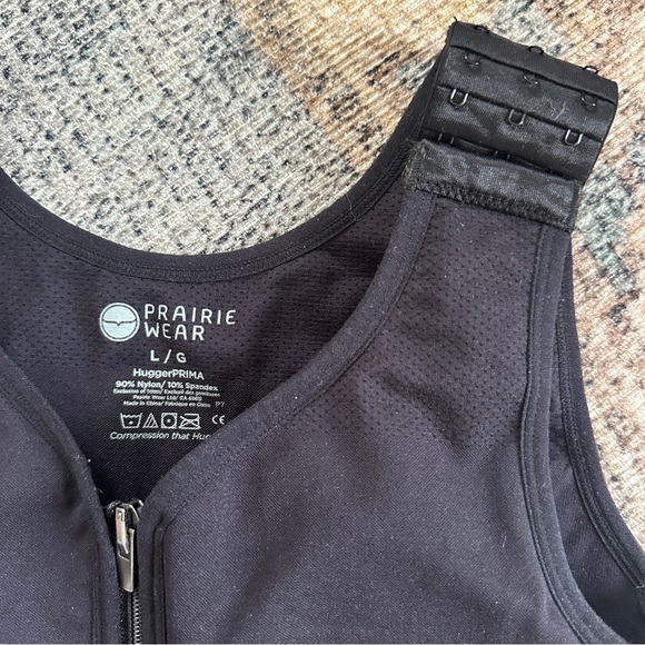 Prairie Wear Black Sports Bra sz L - Picture 3 of 4